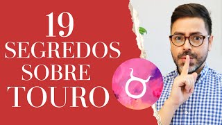 19 SEGREDOS SOBRE O SIGNO DE TOURO [upl. by Walls24]