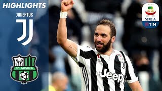 Juventus 70 Sassuolo  La Juve batte il Sassuolo  Serie A TIM 201718 [upl. by Nivak]