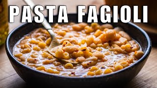 AUTHENTIC PASTA E FAGIOLI  Grandmas Recipe [upl. by Nirehtak883]