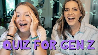 Gen X Quiz For Gen Z [upl. by Alleb]