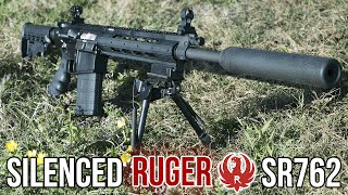 Silenced Ruger SR762 Piston AR10 Review [upl. by Elleneg825]