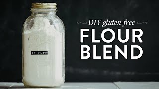 How to make DIY Gluten Free Flour Blend  Minimalist Baker Recipes [upl. by Eimarej]