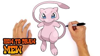 How to Draw Pokemon  Mew [upl. by Ateval]