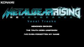 Metal Gear Rising Revengeance  The Only Thing I Know For Real Lyrics [upl. by Emoraj28]