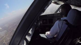 Capital views approach into London City Airport [upl. by Hollis49]