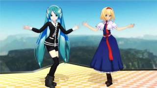 【MMD】Sweet Magic【Alice amp Lat Miku】 [upl. by Nilson]