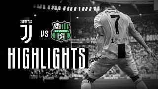 HIGHLIGHTS Juventus vs Sassuolo  21  Cristiano Ronaldos first goals [upl. by Oruhtra]