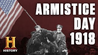 World War I Armistice Day Celebrations  History [upl. by Land331]