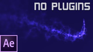 After Effects Magic Particles Trail Tutorial No Plugins [upl. by Anerahs]