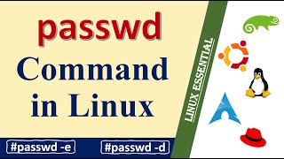 passwd command in Linux  Changing User Password [upl. by Holder]