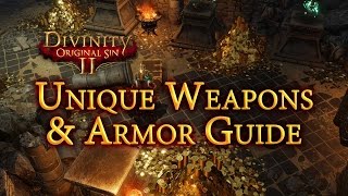 DOS2 Unique Weapons amp Armor Locations Guide [upl. by Elspeth345]