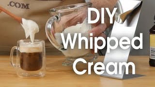 DIY whipped cream in 60 seconds [upl. by Gran]