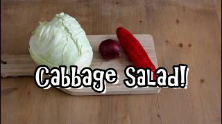 Oxheart cabbage salad [upl. by Ainavi974]