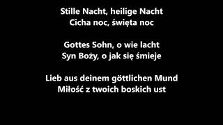 Stille Nacht  Cicha Noc Weihnachtsliedkolęda LYRICS Napisy DE PL [upl. by Saudra819]