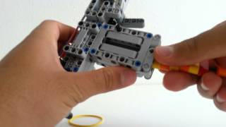 Lego Technic Gun  Shooting [upl. by Alesandrini]