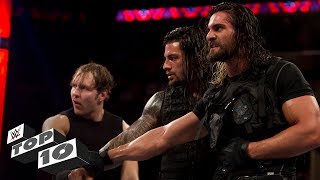 The Shields coolest moments WWE Top 10 Oct 14 2017 [upl. by Asiret]