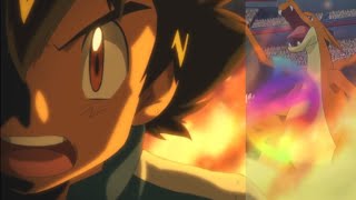 Ash vs Alain Kalos League Finals Full Fight  Pokemon XYZ Episodes 37 amp 38 Reviews [upl. by Ihdin725]