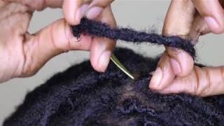 How To Interlock Locs the RIGHT way Loc Maintenance with Amazing Locking Tool [upl. by Shari]