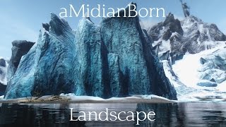 Skyrim Retexture aMidianBorn Landscape [upl. by Duval437]