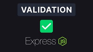 Express JS 10  Validation [upl. by Erdah]