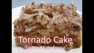 Tornado Cake  Fast and Easy Recipe  Do Nothing Tornado Cake [upl. by Anotyal]