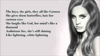 Lana Del Rey Carmen lyrics [upl. by Kwabena]