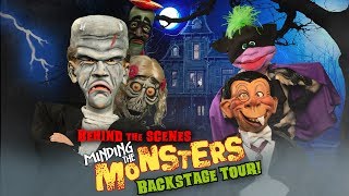 Behind the Scenes Minding The Monsters Backstage Tour  JEFF DUNHAM [upl. by Nwonknu]