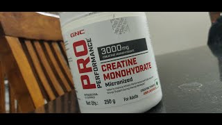 GNC  Creatine Monohydrate Review [upl. by Ajin]