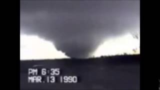 March 13 1990 Hesston KS Tornado Outbreak on KFDIFM [upl. by Magdala]