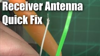 How to repair a broken receiver antenna [upl. by Aynnek]