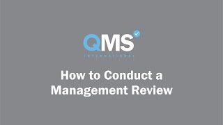 How to Conduct a Management Review [upl. by Masson]