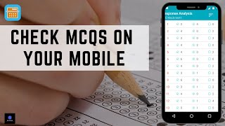 How to Scan Your MCQs Sheet on Mobile  How to use OMR Evaluator OMR Scanner  Eval bee [upl. by Merralee]