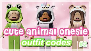 cute animal onesie outfit codes for bloxburg PART 2  roblox ♡ [upl. by Mauri808]