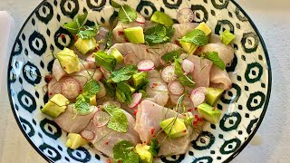 Deliciously Simple Kingfish Ceviche [upl. by Nayrb]