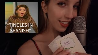 ASMR Tingly Spanish Words amp Phrases [upl. by Kcirredal]