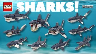 SHARKS LEGO 31088 Deep Sea Creatures Part 6 [upl. by Arriaet702]