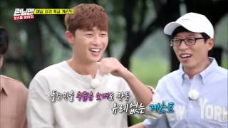 Running Man Ep362Park Seo Jun and Kang Ha Neul [upl. by Ardiedak]