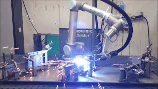 Collaborative robot cobot – Automated welding video demonstration [upl. by Ertnom457]