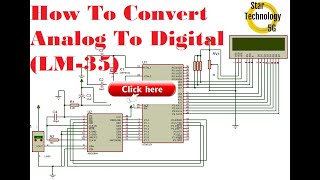 Microcontroller 8051 Project 37 How To Interface ADC  LM 35 Temperature Sensor [upl. by Yentiw]