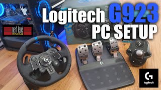 How To Setup Logitech G923 Racing Steering Wheel On A PC [upl. by Acie440]