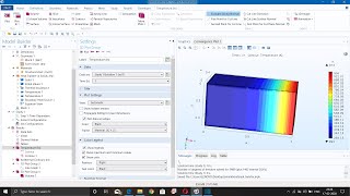 conduction heat transferheat transferCOMSOL Multiphysics [upl. by Anerak893]