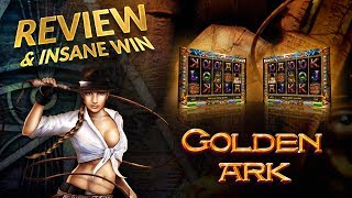 Golden Ark Slot Review Novomatic and CRAZY WIN [upl. by Enomas]