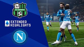 Sassuolo vs Napoli Extended Highlights  Serie A  CBS Sports Golazo [upl. by Eulalie]