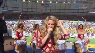 Shakira  La La La Live Brazil 2014 ft Carlinhos Brown Closing Ceremony FIFA World Cup 2014 [upl. by Neras]