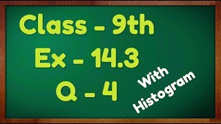 Class  9th Ex  143 Q4 Statistics Maths NCERT CBSE [upl. by Normandy454]