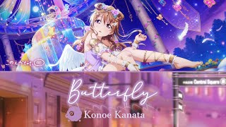 Konoe Kanata  Butterfly Full Kanji Romaji Eng [upl. by Analihp155]