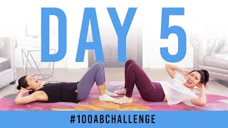 Day 5 100 Crunches  100AbChallenge w Kina Grannis [upl. by Dnomsaj]