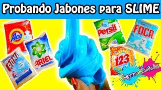 ¿Qué jabón polvo sirve para Slime  Supermanualidades [upl. by Zavala]