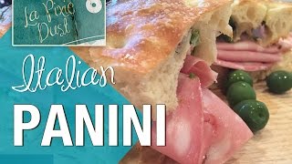 Panino Mortadella amp Mozzarella  An Italian Panini Recipe [upl. by Burke755]