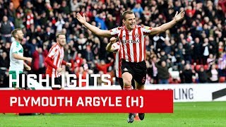 Highlights Sunderland v Plymouth Argyle [upl. by Adnhoj119]